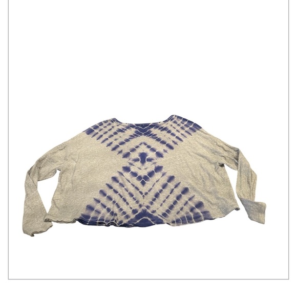 We The Free Gray and purple Tie-Dye Crop Top Lightweight Size Small - Picture 2 of 5